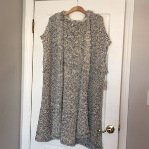 NWT Free People hooded sweater coat